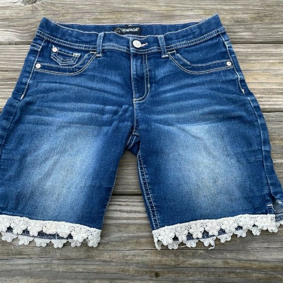 Jordache Pants - Jordache Girl Shorts Blue Denim Shorts Size 14